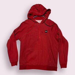 Men's "Loose" Under Armour Red Hoodie 1/4 Zip
Size Men LG